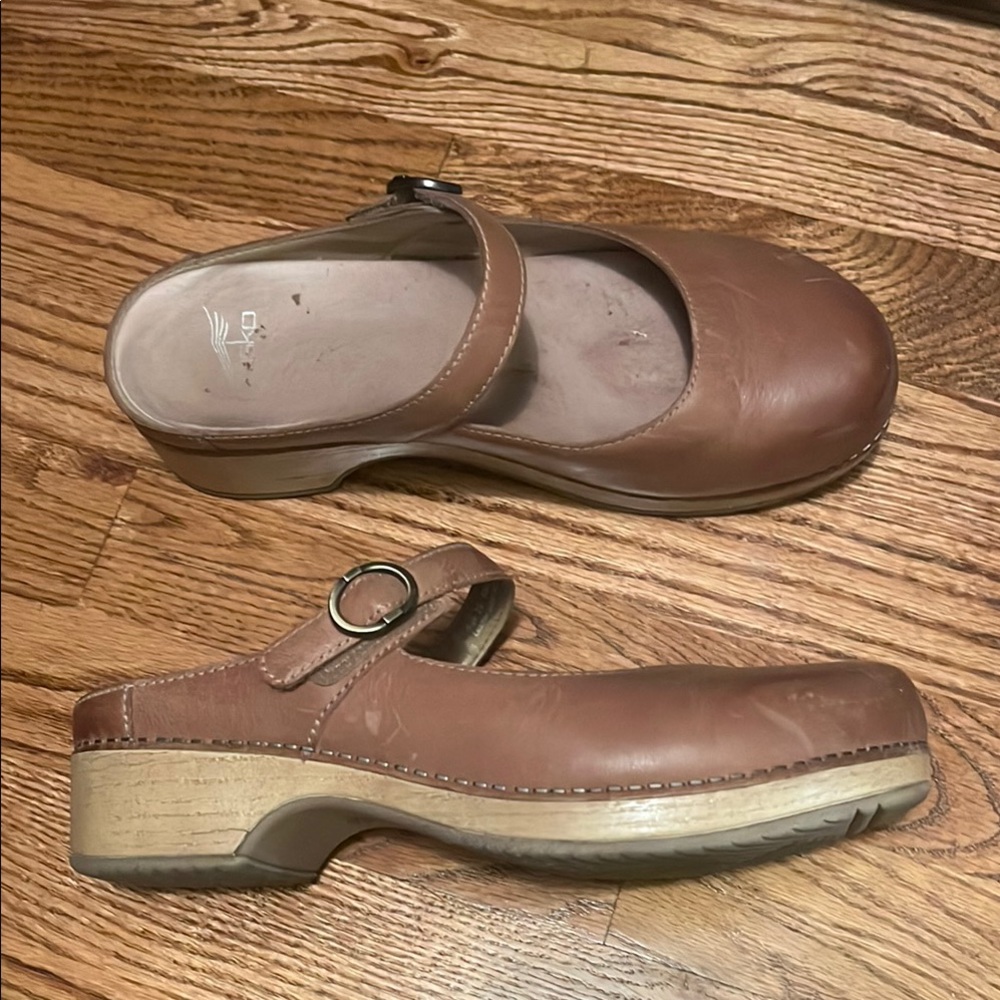 Dansko Women's Bria Burnished Nubuck Clogs